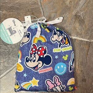 Little Sleepies Minnie Mouse Kids crib sheets - Blue and Multicolor